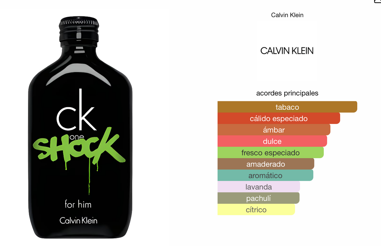 CK ONE SHOCK - CALVIN KLEIN 100 ML