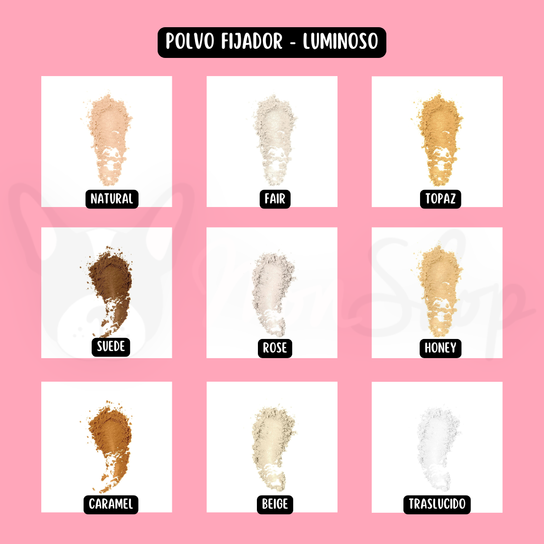 Polvo Fijador Luminoso - Traslucido