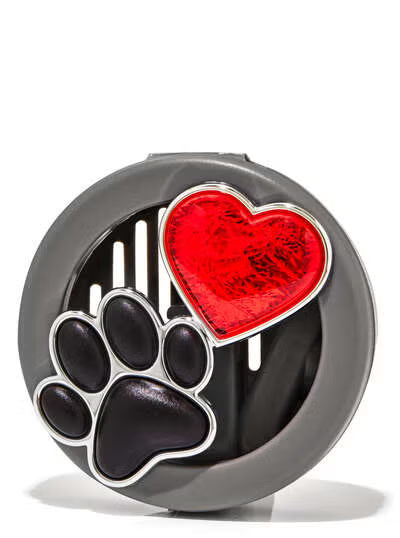 PORTA AROMATIZANTE PARA AUTO - HUELLA Y CORAZON