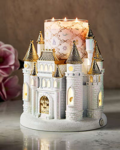 CASTILLO PEDESTAL PARA VELA - CON LUZ