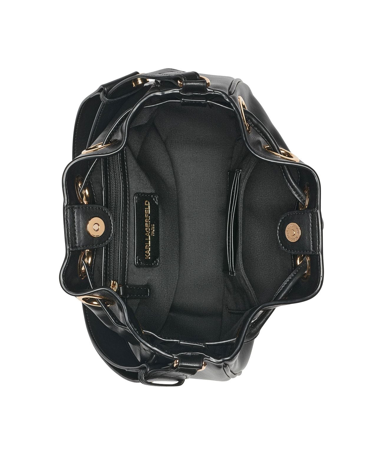 BANDOLERA PIEL KARL - NEGRO ⭑
