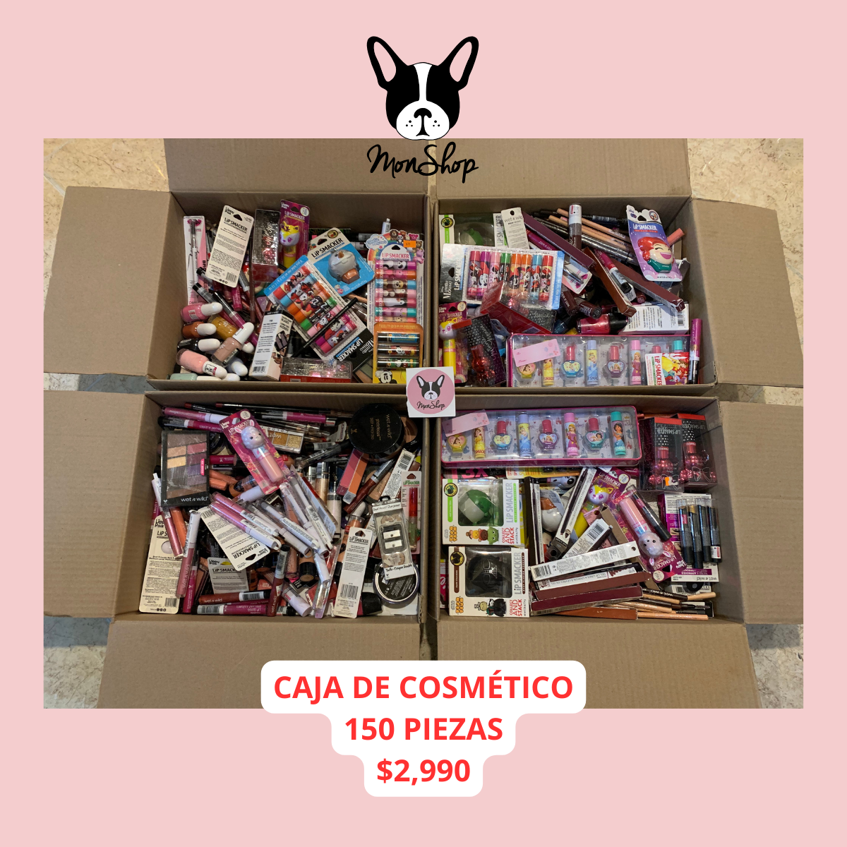 CAJA DE COSMÉTICO - 150 PIEZAS