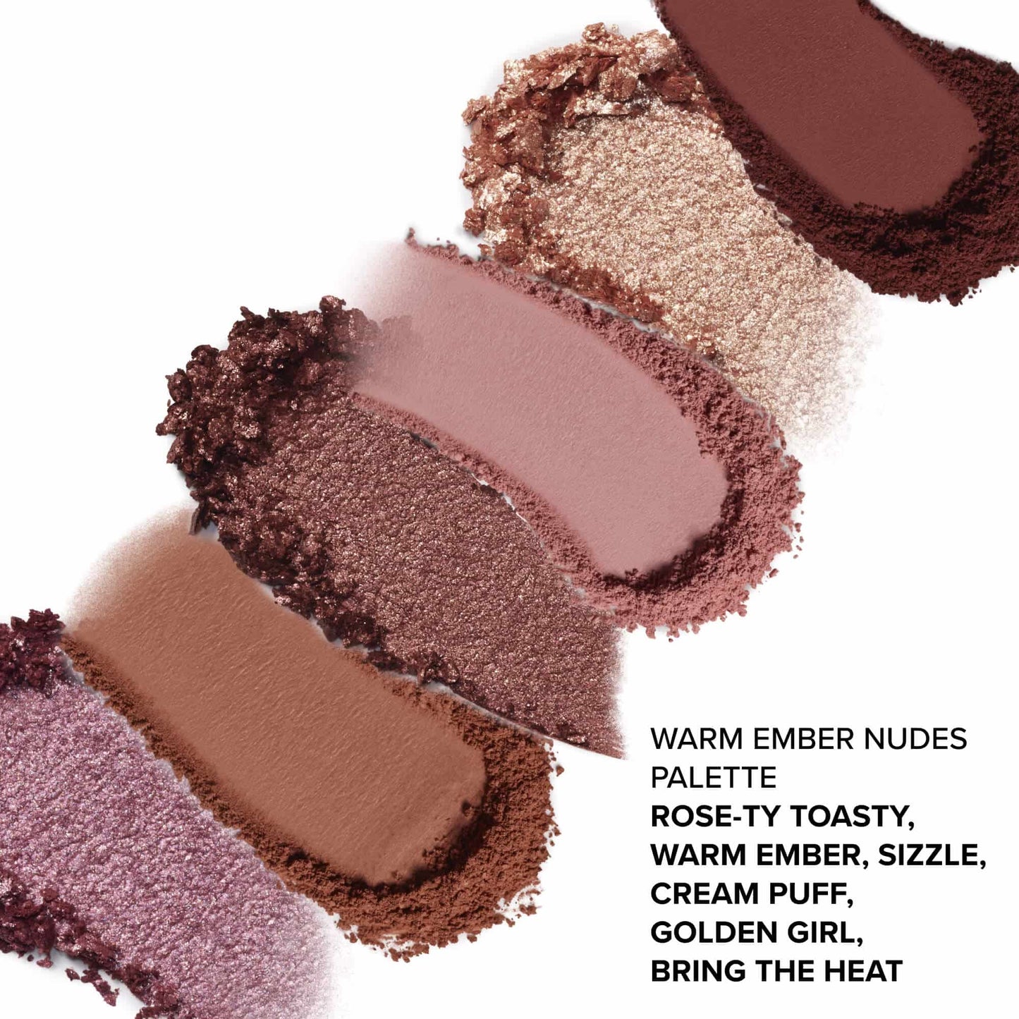 MINI PALETA DE SOMBRAS PARA OJOS - WARM EMBER NUDES