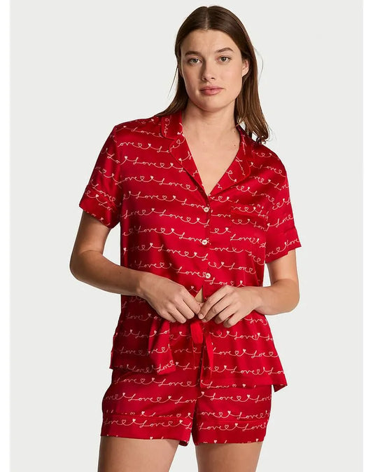 PIJAMA VS - SHORT SATEN - 7H3D