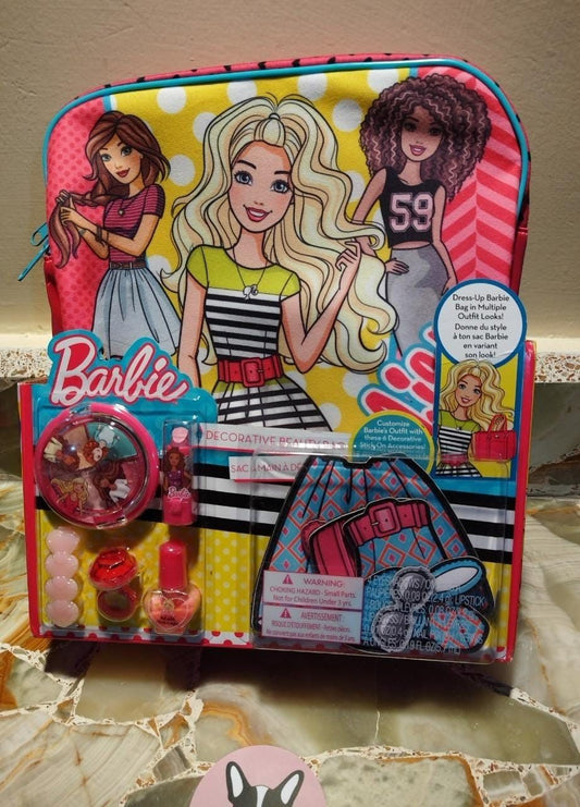 BARBIE / Backpack con kit de cosmetico