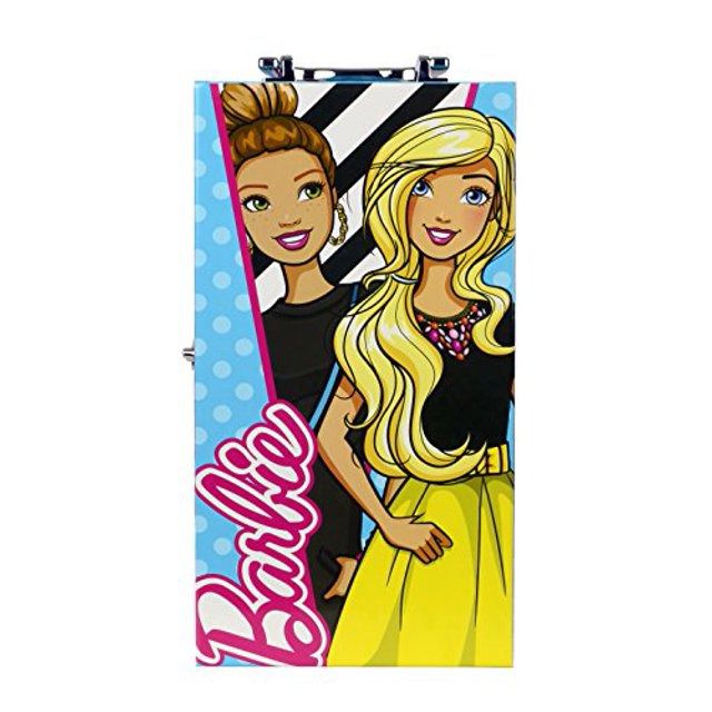 BARBIE / Estuche de belleza con maquillaje y accesorios.