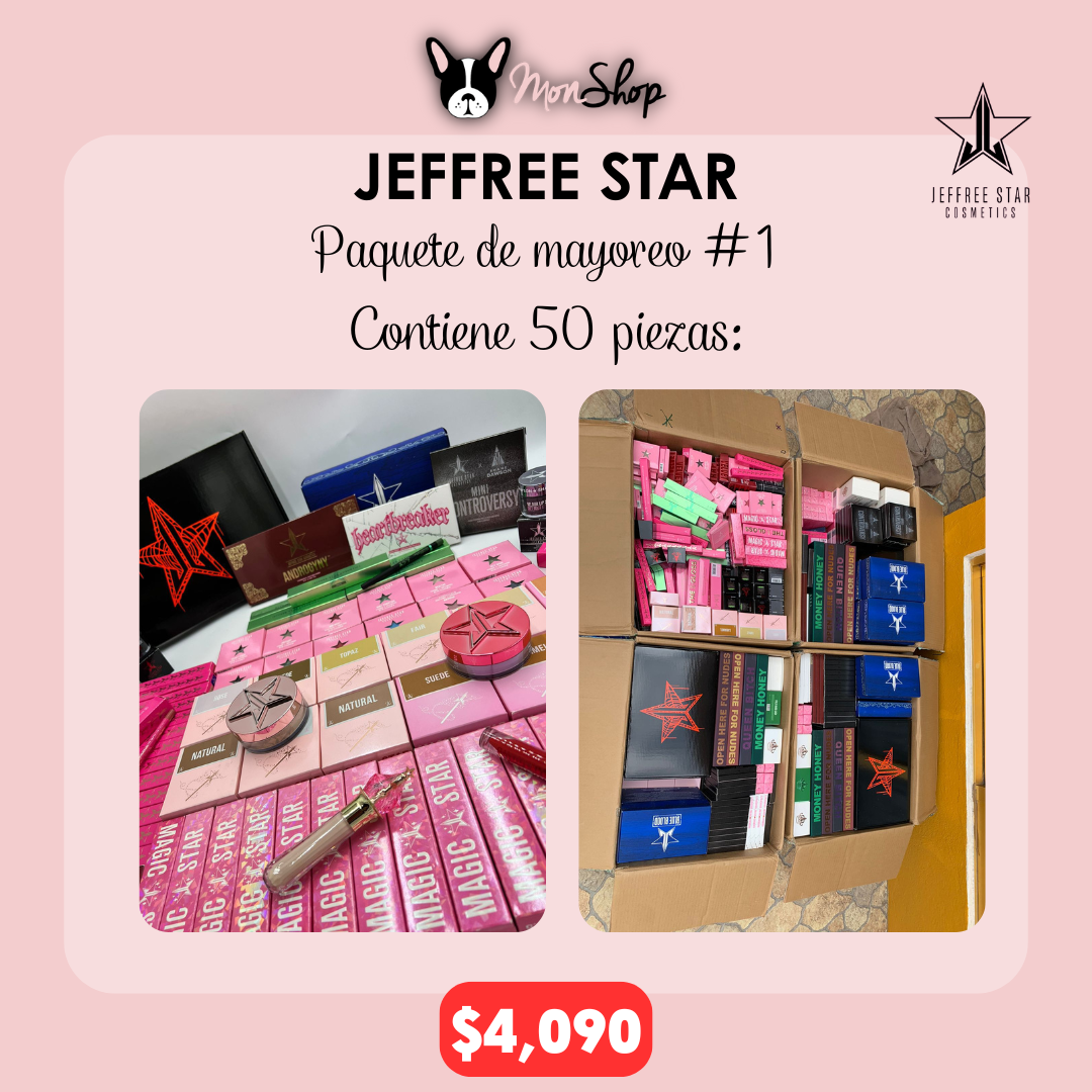 PAQUETE DE MAYOREO #1 - JEFFREE STAR