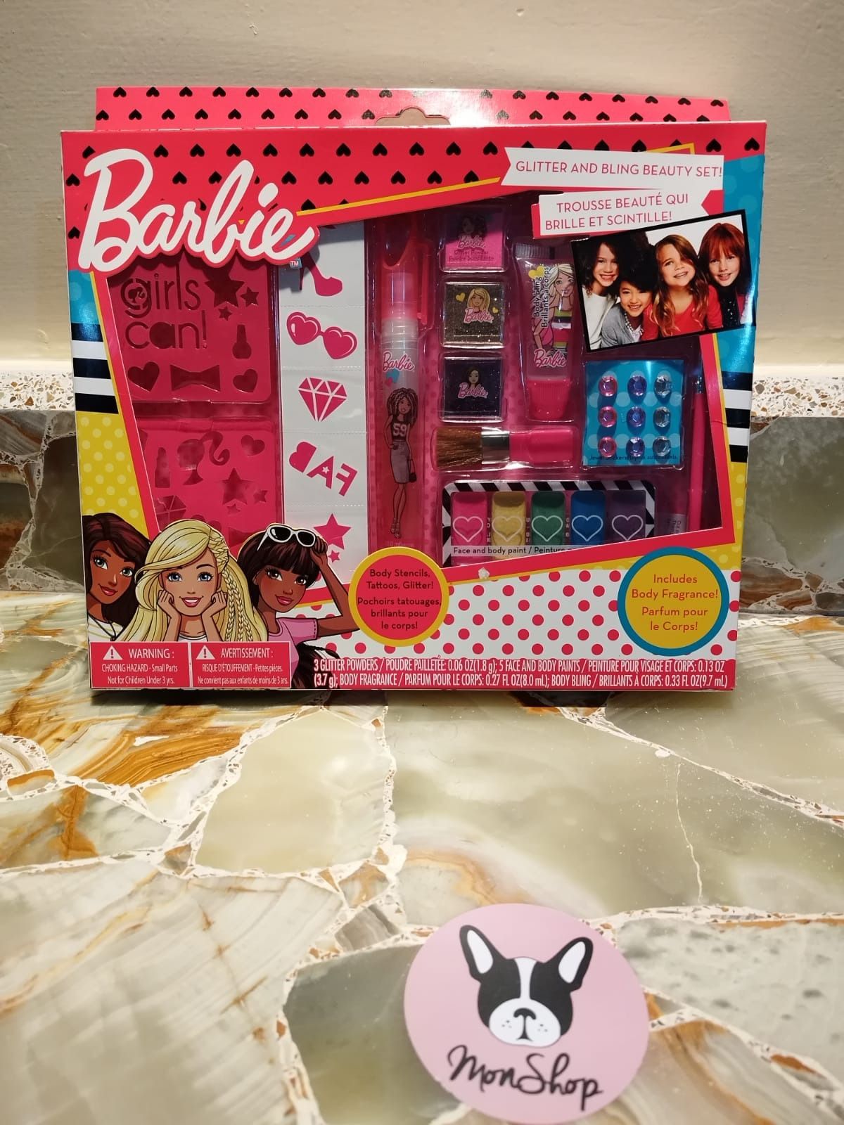 BARBIE / Kit de cosmetico con fragancia