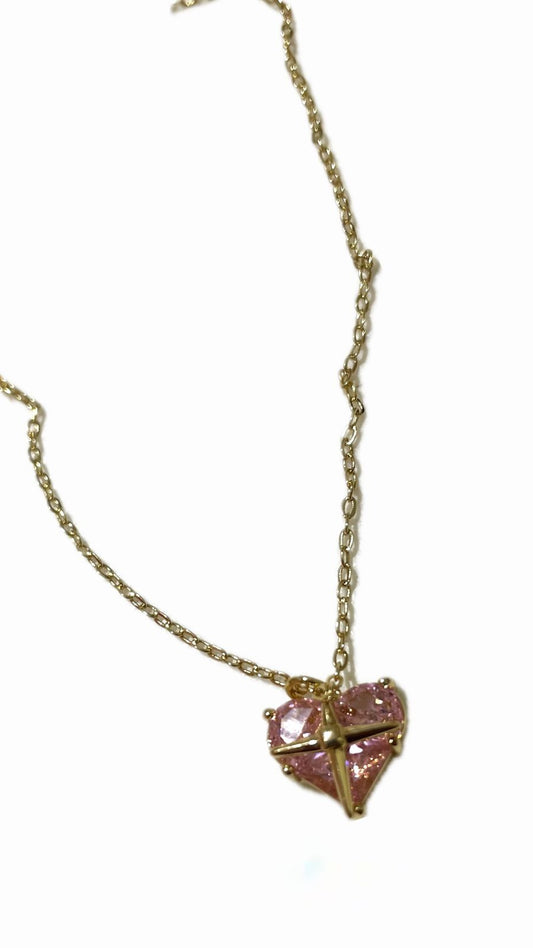COLLAR CORAZON ROSA - SPECCI -
