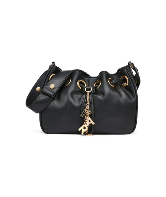 BANDOLERA PIEL KARL - NEGRO ⭑